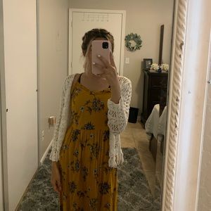 Xhilatation mustard maxi dresses